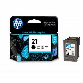 HP C9351AA C9352AA NO.21 검정 NO.22 칼라 Deskjet 1402 D1320 D1341 D1520 F2179 F2240 PSC1400 정품잉크, HP 정품, C9351AA [NO.21] [표준용량]_검정, 1개