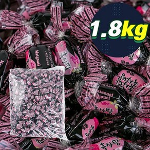 맛고을 흑사탕(H) 1.8kg/대용량사탕/대용량캔디/디저트사탕 식품 > 스낵/간식 초콜릿/사탕/젤리/껌 캔디류 일반하드캔디, 1.8kg, 1개