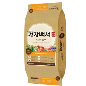 건강백서 강아지 기능성 사료, 피부/피모+알러지, 10.2kg, 1개