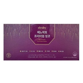 하프클럽기타엘루비 메노락토 프리미엄 징코 450mg x 90캡슐 1박스, 1개, 90정