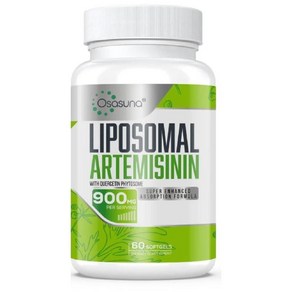 Osasuna 리포좀 아르테미시닌 600mg 퀘르세틴 파이토솜 200mg 소프트젤 60정, 4개