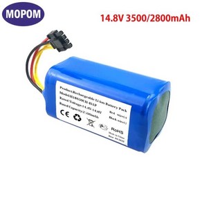 로봇 진공 청소기 배터리 리튬 이온 교체 배터리 LIFERO RX9 360 S5 S7po T90 용 14.8V 2800mAh 3500, 02 2800mAh