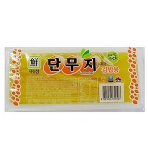 사조대림 김밥 단무지 400g 국내산, 1개