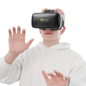 스마트폰 VR기기 핸드폰 미간 초점조절 360도 고무밴드, 블랙, 1개