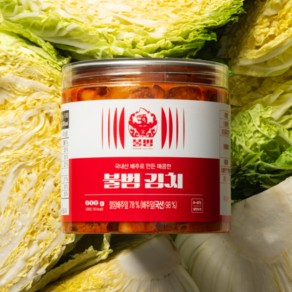 [예약판매][불범 김치] 매콤하고 시원한 맛의 썰은 김치 오전 9시 이전 발송, 1개, 600g