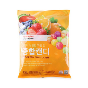 홈플러스시그니처 5가지 상큼한 과일 맛 종합캔디 1kg, 1개