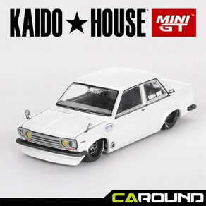 KaidoHouse x 미니지티(KHMG122) 1:64 닷선 510 Street 니스모 V2 - 화이트