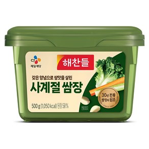 해찬들 사계절 쌈장, 500g, 1개