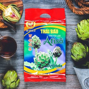 베트남 달랏 랑팜 타이바오 아티소 아티초크 차 ﻿200g(100티백x2g) X 1봉지Langfam atiso Thai Bao Da Lat, 1개, 100개입, 2g