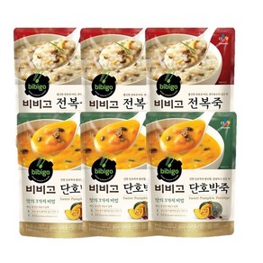 비비고 전복죽 420g 3입 + 단호박죽 420g 3입, 1세트