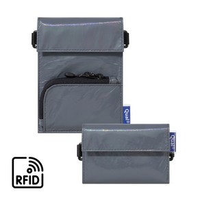 퀄팩 투어리스트 월렛 RFID 차단 여행용 목걸이 여권지갑