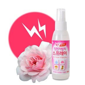 비엘코리아 정전기방지 스프레이 60ml, 1개, 로즈향