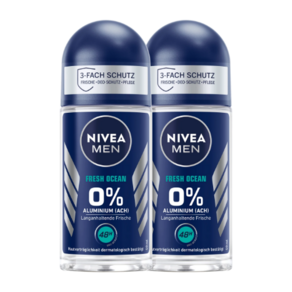 니베아 맨 데오 롤온 프레쉬 오션 50ml X 2개 / NIVEA