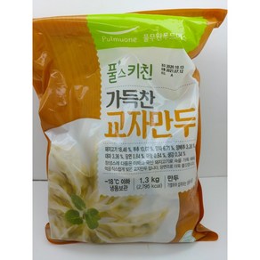 풀무원 가득찬 교자만두 1.3kg (아이스박스 + 냉매 포장) (하루 배송 99%), 1개