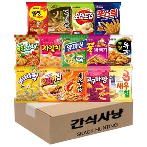 농심 과자 세트, 소형 14종, 1세트