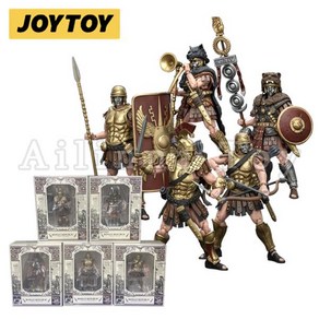 JOYTOY 1/18 액션 피규어 스트라이프 로마 제국 군단 애니메이션 모델 장난감, 5개