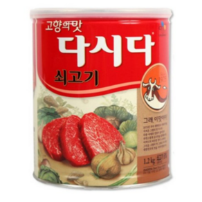 CJ제일제당 쇠고기 다시다 캔 1200g 1개 업소용 대용량, 1.2kg