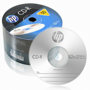 HP CD-R 음악공CD 50P 벌크, CD-R 50장(벌크), 1개