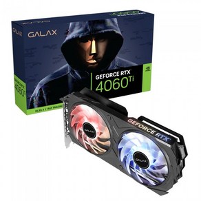 갤럭시 갤럭시 GALAX 지포스 RTX 4060 Ti EX BLACK OC D6 8GB