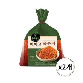 CJ제일제당 비비고 묵은지 1.5kg x 2개