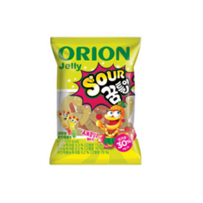 오리온 SOUR 꿈틀이 젤리, 67g, 10개