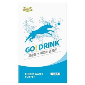 마코스타 반려견 이온음료 Go 드링크 500ml 12P, 하나넬 다팔자 본상품선택, 12개