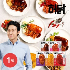 [허닭] 허닭FIT 저당 소스 통 닭가슴살 100g 5종 1팩, 02.저당 소스 통 닭가슴살 찜닭맛 1팩, 1개