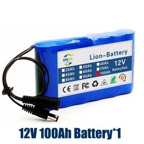 배터리 램프 신제품 이온 리튬 백업 충전기 충전식 전원 LED 100000mah 조명 휴대용 12V 3S2P 등