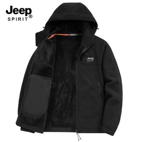 JEEP SPIRIT 지프 스피릿 남성 집업 후리스 재킷 따뜻한 캐주얼 패션 재킷 25801+양말