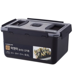 락앤락 숨쉬는 김치통 그레이, 9.5L, 2개