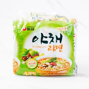 농심 야채라면 100g, 4개