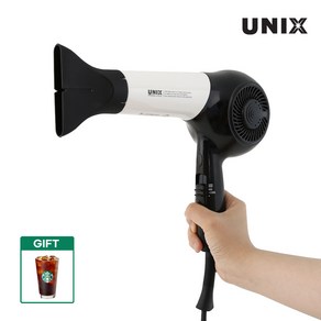 유닉스 1500W 전문가용 음이온 헤어 드라이기 터보노즐 UN-A1141