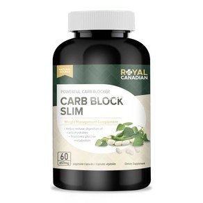 로얄캐네디언 Carb Block 카보블럭 슬림 657mg 60캡슐