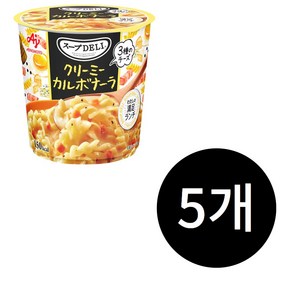 아지노모토 스프델리 크리미 까르보나라, 5개, 35.2g