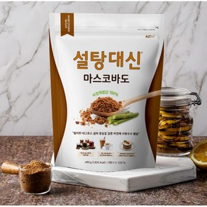 알티스트 설탕대신 비정제 사탕수수 원당 마스코바도 480g, 3개