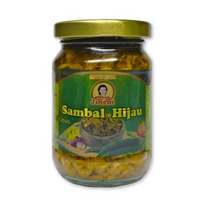 [인도네시아] Mbok Jinem 삼발 히자우 150g / Sambal Hijau, 1개