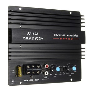 12V 600W 카 오디오 앰프 보드 PA 60A 서브 우퍼 회로 모듈|Multichannel Amplifiers|