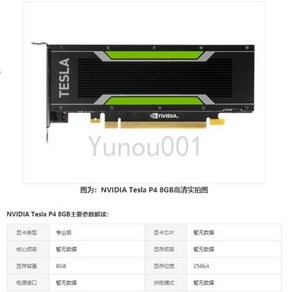 P40 GPU 컴퓨팅 그래픽 카드 AI 딥 러닝 24G, 1개