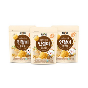 엘빈즈 고소함이 쏘옥 인절미과자, 콩고물, 15개, 30g