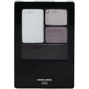 Maybelline New Yok Expet Wea 아이섀도우 쿼드 내추럴 스모크 4.8g(0.17온스), 차콜 스모크스, 1개