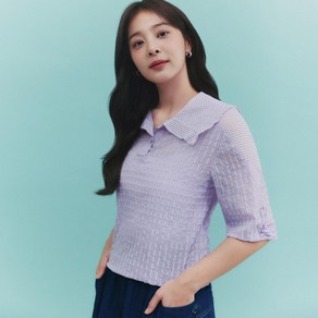 [지센] 여성 [피어로즈] 와이드카라 블라우스 LFWSO591_2컬러