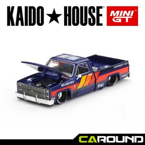 KaidoHouse x 미니지티(KHMG099) 1:64 쉐보레 실버라도 카이도웍스 V2 - 블루