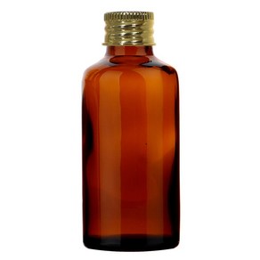 [묶음 1-10] 유리병 알루미늄캡/금속스킨캡 5-100ml 허브스프레이공병, 50ml, 1개, 갈색병 알루미늄 골드캡