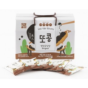 또콩 1사1 생청국장알 2박스60봉(검은콩), 450g, 2개