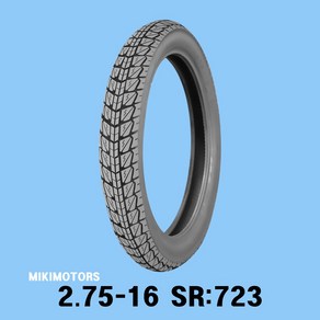 SHINKO 신흥 신코 타이어 16인치 CA CTG CB115 UH115 앞타이어 2.75-16 SR723, 1개