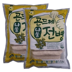 아하식품 아하곤드레나물전병 1.2Kg*2봉 총2.4Kg, 2개, 1.2kg