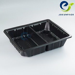 일회용 실링용기 23195-2A(보쌈 족발포장)블랙 JH(600개), 검정, 1개
