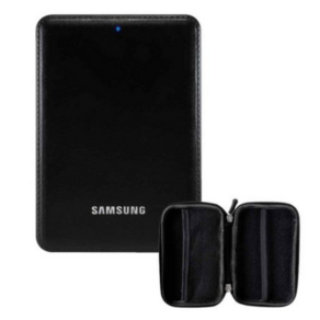 삼성공식파트너 외장하드 J3 Potable USB3.0 2TB + 파우치, 블랙