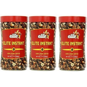 Joycie Elite Elite Instant Pue Coffee 엘리트 인스턴트 퓨어 커피 200g 3개, 1개입