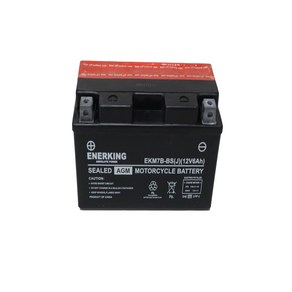 에너킹 오토바이용 배터리 EKM7B-BS(12V 6AH) 시그너스 BWS125 DRZ400, 1개, EKM7B-BS